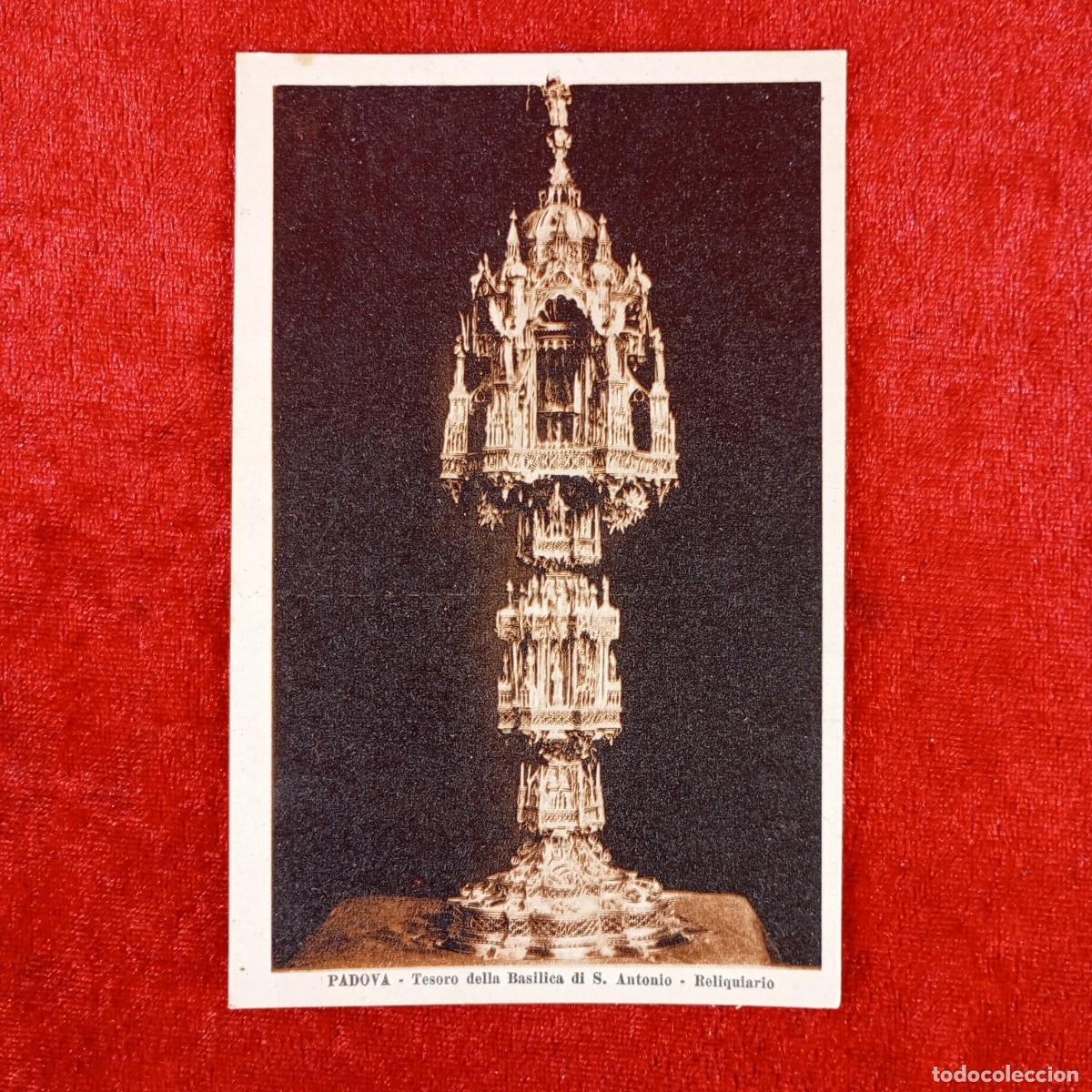 Postales: POSTAL - PADOVA - TESORO DELLA BASILICA DI S. ANTONIO - RELIQUIARIO - RAR&Iacute;SIMA / 1279