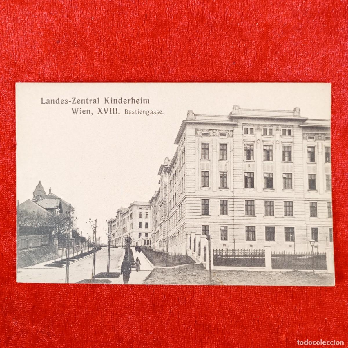 Postales: POSTAL - LANDES-ZENTRAL KINDERHEIM - WIEN, XVIII - BASTIENGASSE - RAR&Iacute;SIMA / 1282