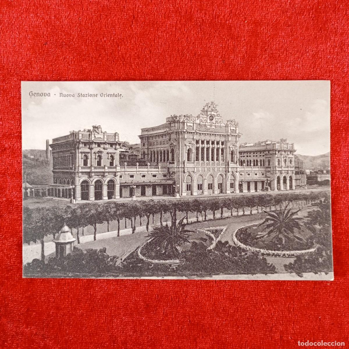 Postales: POSTAL - GENOVA - NUOVA STAZIONE ORIENTALE - 34 - RAR&Iacute;SIMA / 1287