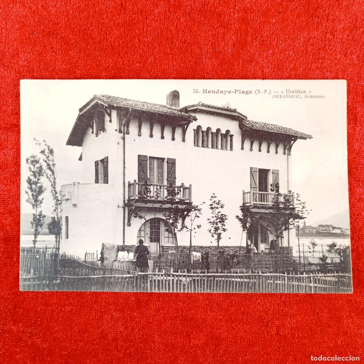 Postales: POSTAL - HENDAYE-PLAGE - &rdquo;URALDIAN&rdquo; (DURANDEAU, ARCHITECTE) - 55 - RAR&Iacute;SIMA / 1290