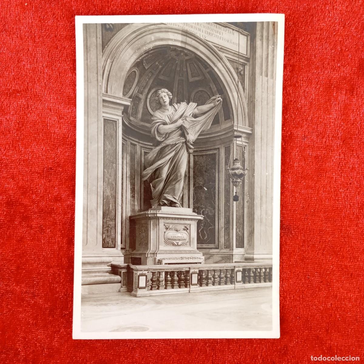 Postales: POSTAL - CITT&Agrave; DEL VATICANO - BASILICA DI S. PIETRO -PILONE E STATUA DI S. VERONICA- RAR&Iacute;SIMA / 1295