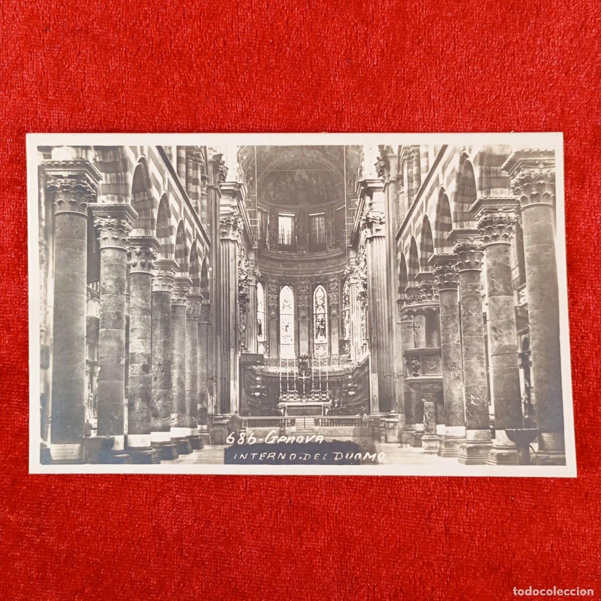 Postales: POSTAL - GENOVA - INTERNO DEL DUOMO - 686 - ELIOS - RAR&Iacute;SIMA / 1301