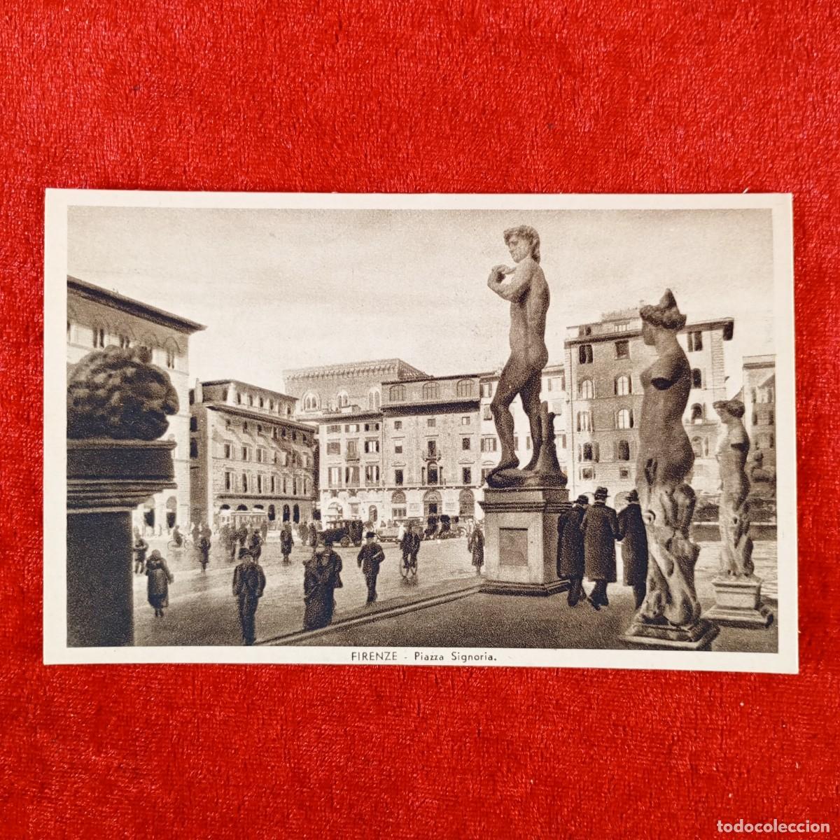 Postales: POSTAL - FIRENZE - PIAZZA SIGNORIA - RAR&Iacute;SIMA / 1333