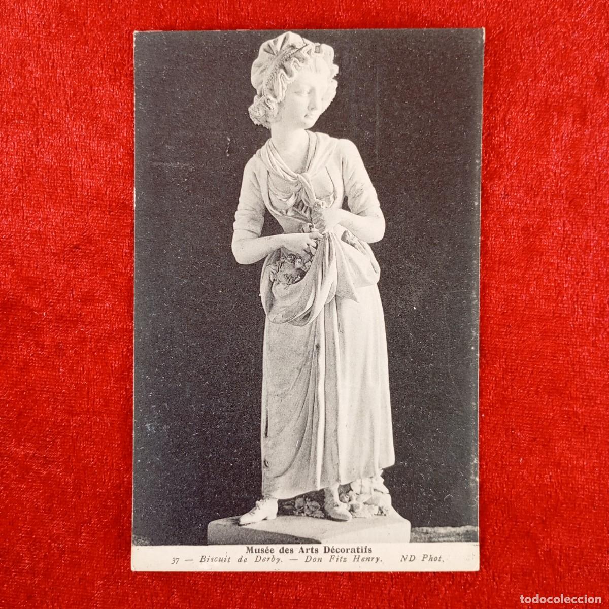 Postales: POSTAL - MUS&Eacute;E DES ARTS D&Eacute;CORATIFS - BISCUIT DE DERBY - 37 - RAR&Iacute;SIMA / 1335