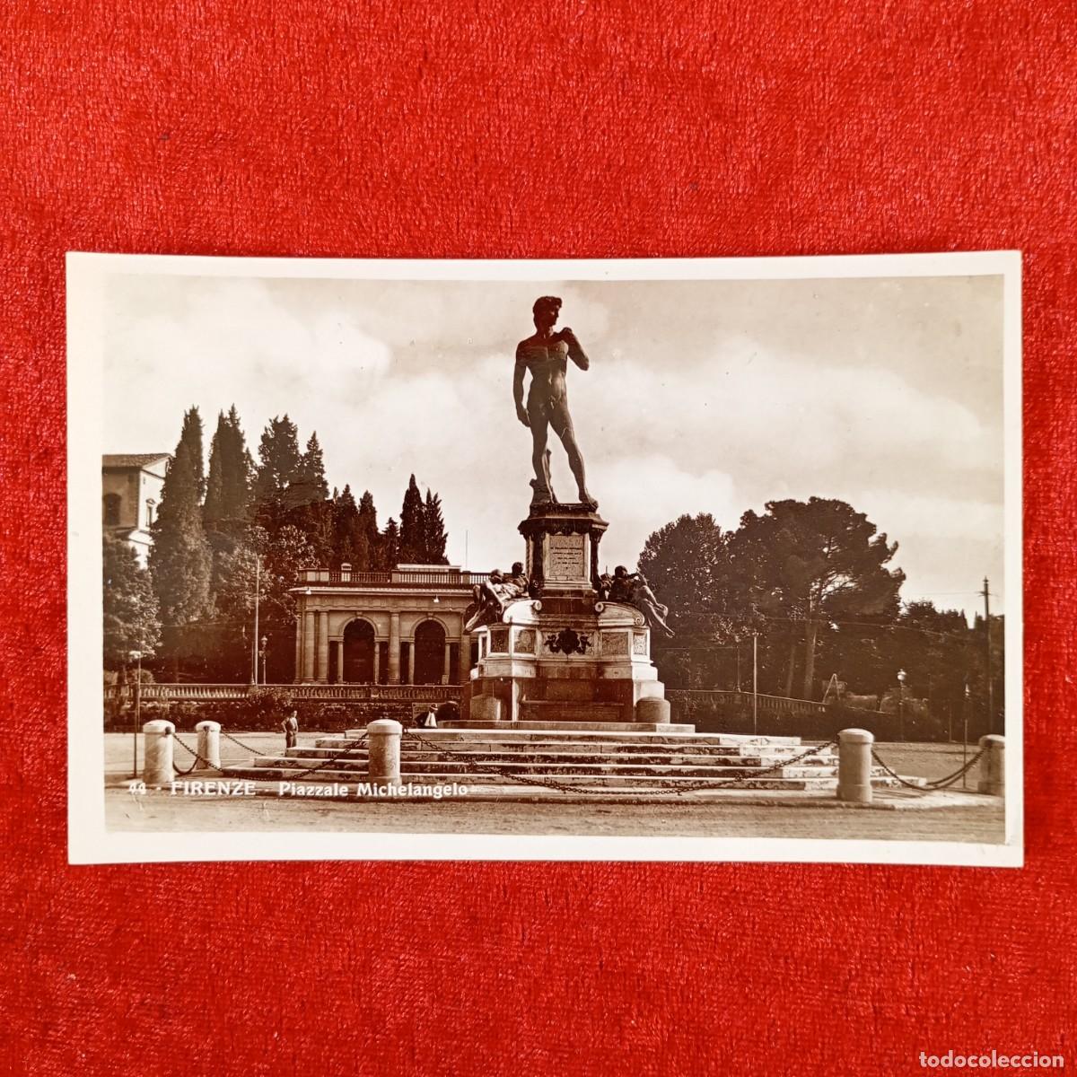 Postales: POSTAL - FIRENZE - PIAZZALE MICHELAGELO - 44 - RAR&Iacute;SIMA / 1356