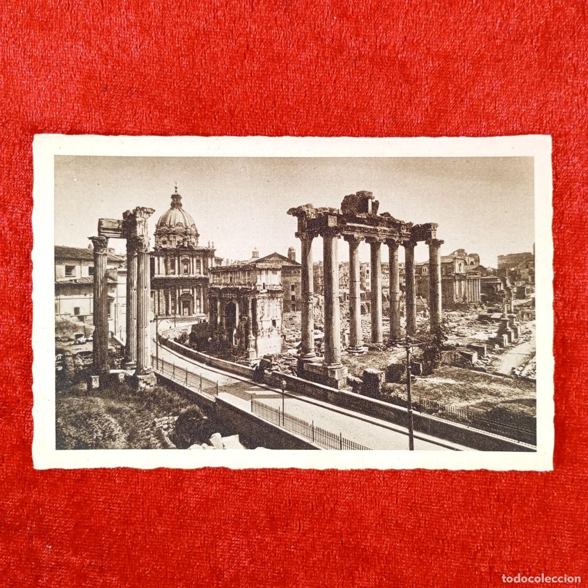 Postales: POSTAL - ROMA - PARTE DEL FORO ROMANO COI NUOVI SCAVI - 4587-29 - RAR&Iacute;SIMA / 1358