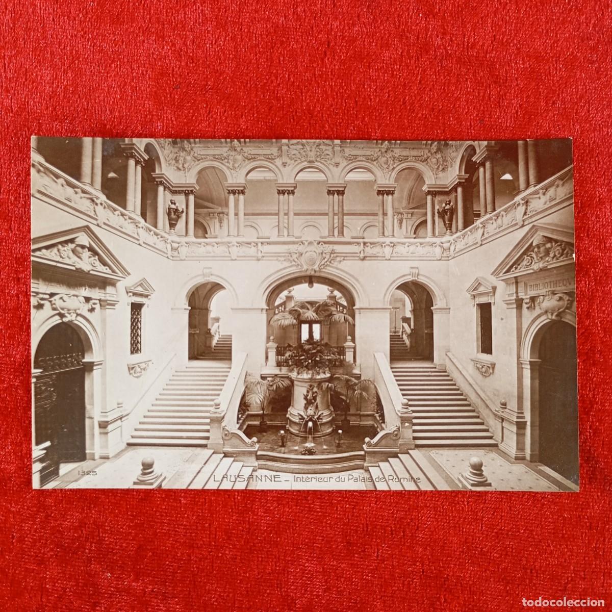 Postales: POSTAL - LAUSANNE - INT&Eacute;RIEUR DU PALAIS DE RUMINE - 1325 - RAR&Iacute;SIMA / 1362