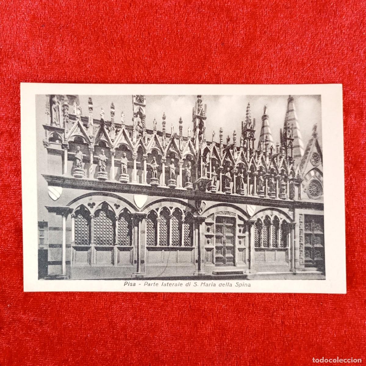 Postales: POSTAL - PISA - PARTE LATERALE DI S. MARIA DELLA SPINA - 12675 - RAR&Iacute;SIMA / 1369
