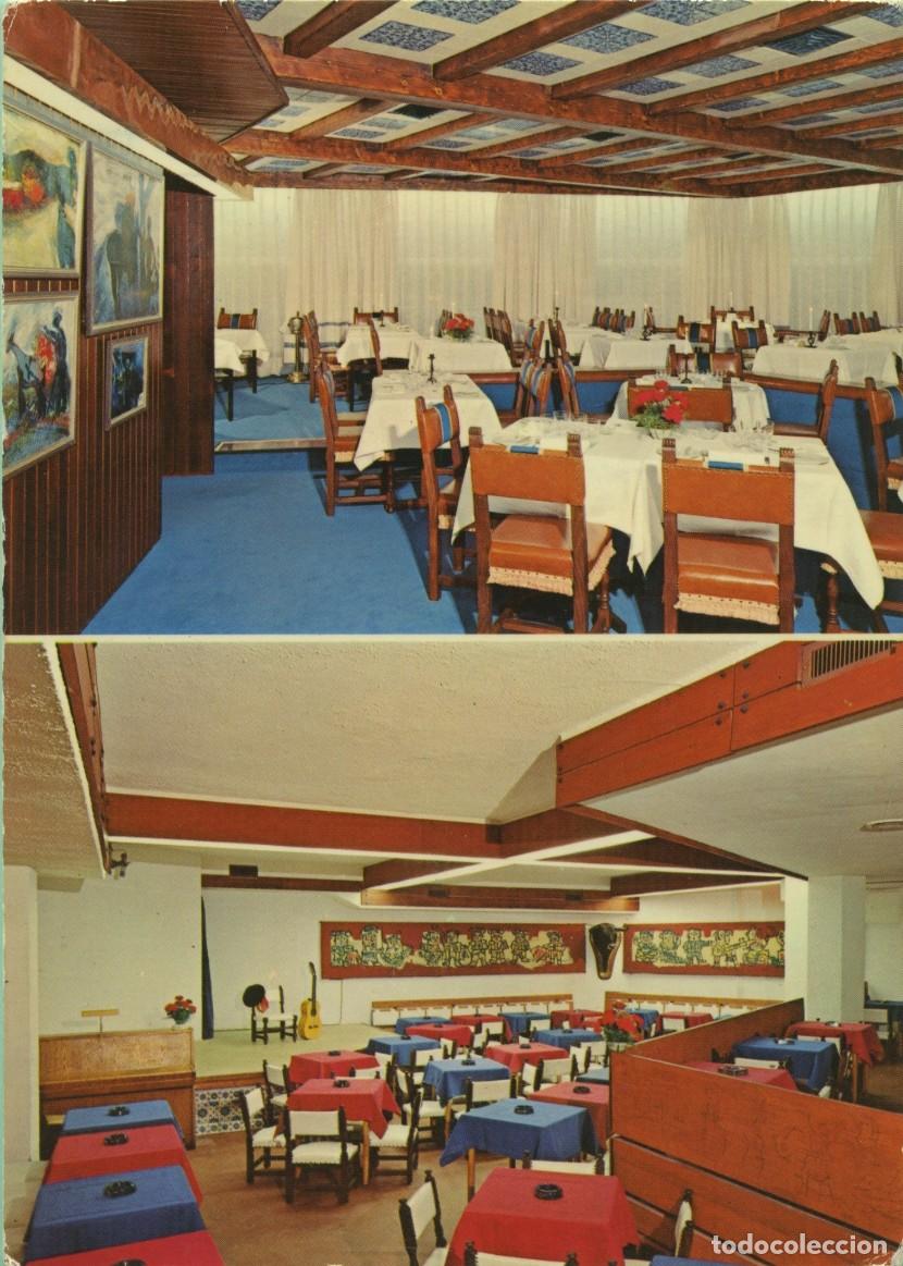Postales: GINEBRA. Suiza. Restaurante Don Quijote. Sin circular. ED. LINDA COLOR