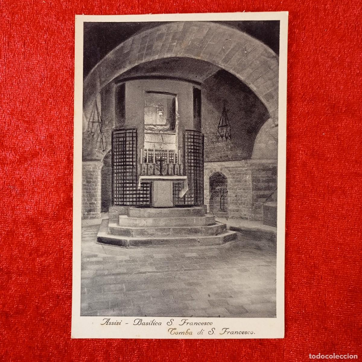 Postales: POSTAL - ASSISI - BASILICA S. FRANCESCO - COMBA DI S. FRANCESCO - 130 - RAR&Iacute;SIMA / 1377