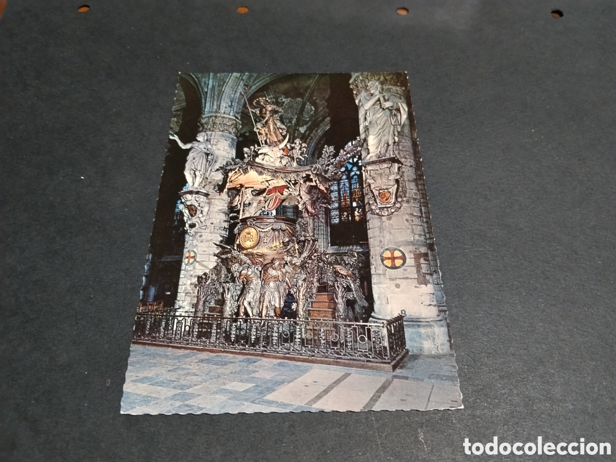 Postales: Postal Bruselas catedral