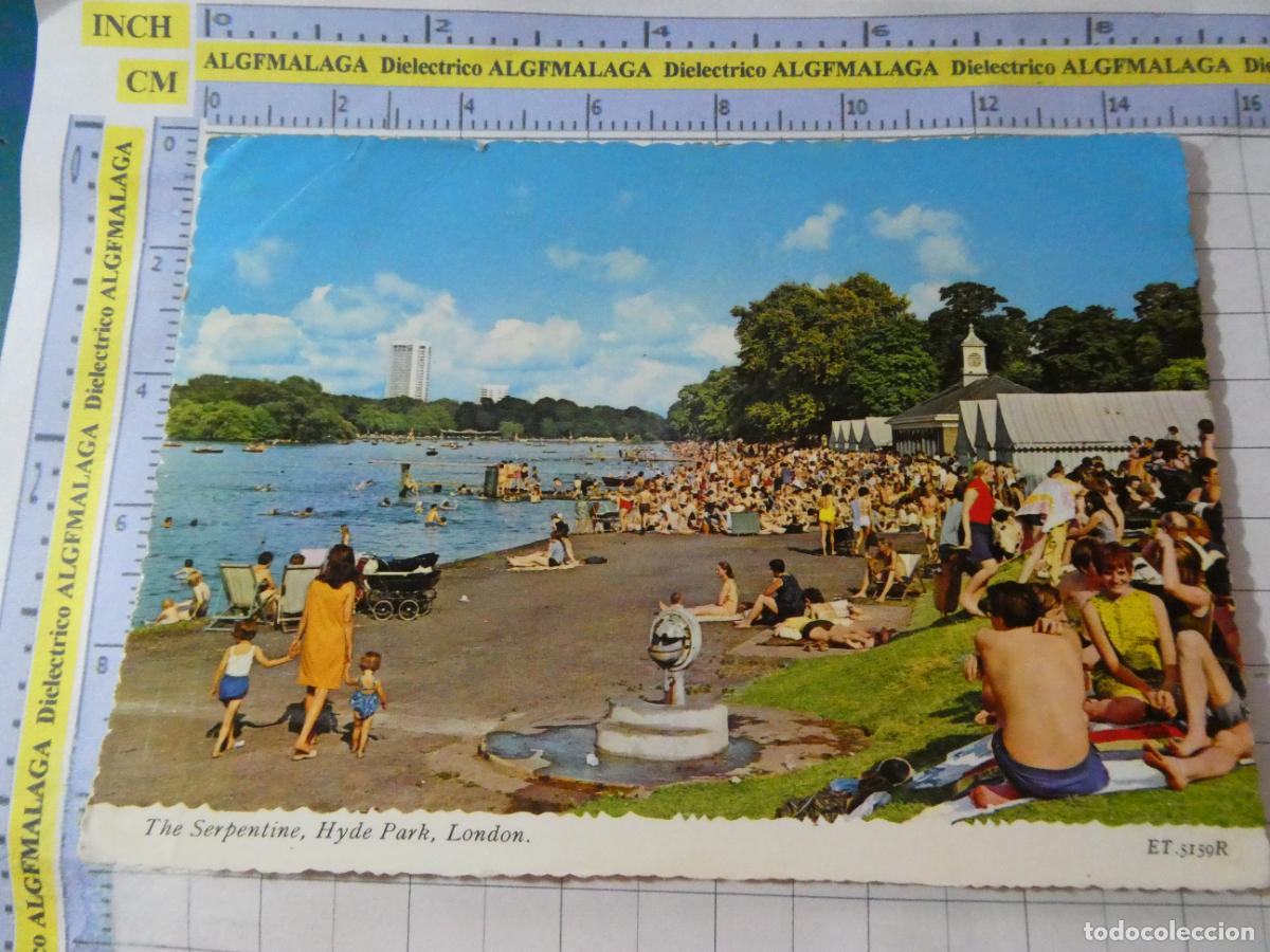 Postales: POSTAL DE REINO UNIDO GRAN BRETA&Ntilde;A. INGLATERRA. HYDE PARK LONDRES. BA&Ntilde;ISTAS. 3053