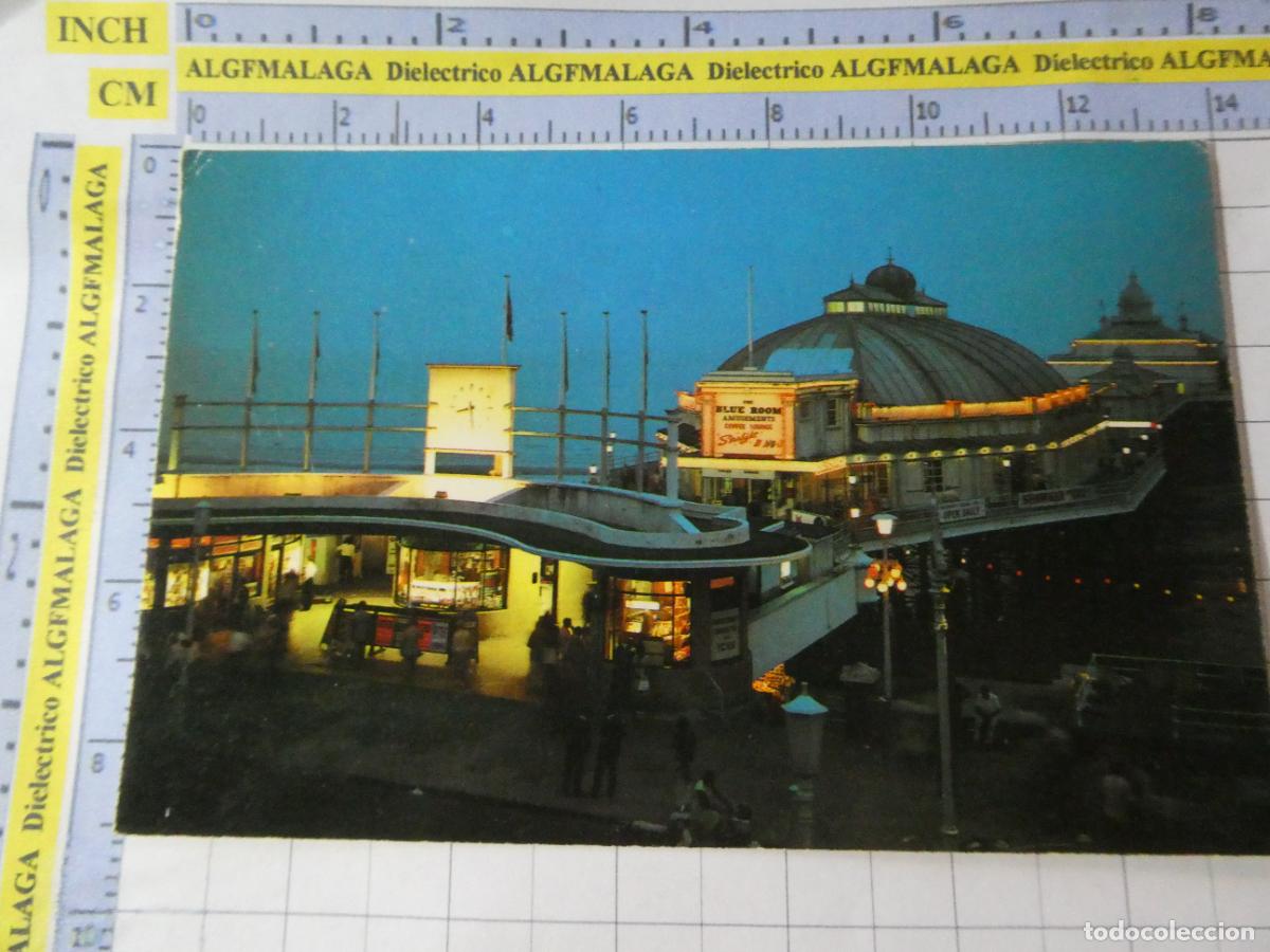 Postales: POSTAL DE REINO UNIDO GRAN BRETA&Ntilde;A. INGLATERRA EASTBOURNE THE PIER AT NIGHT. 3064