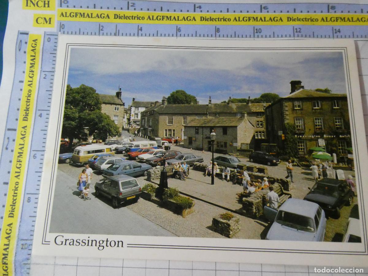 Postales: POSTAL DE REINO UNIDO GRAN BRETA&Ntilde;A. INGLATERRA GRASSINGTON COCHES. 3066