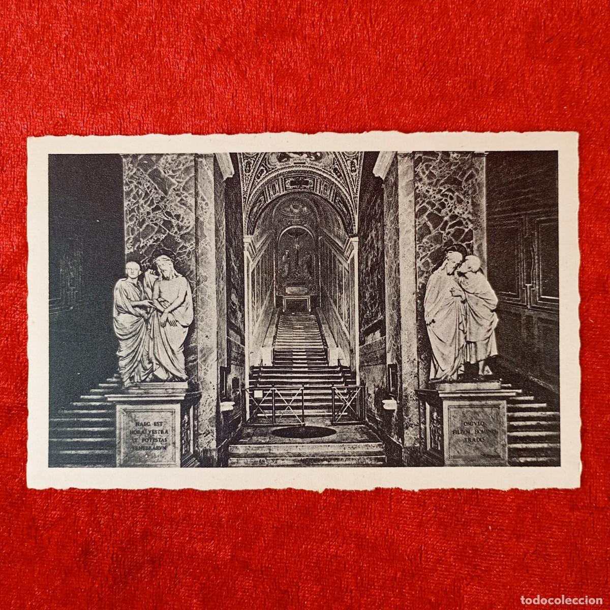 Postales: POSTAL - ROMA - LA SCALA SANTA - 4587-6 - A. SCROCCHI - RAR&Iacute;SIMA / 1382