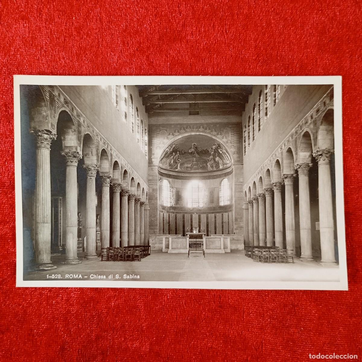 Postales: POSTAL - ROMA - CHIESA DI S. SABINA - 1-528 - BRUNNER & C. - RAR&Iacute;SIMA / 1389