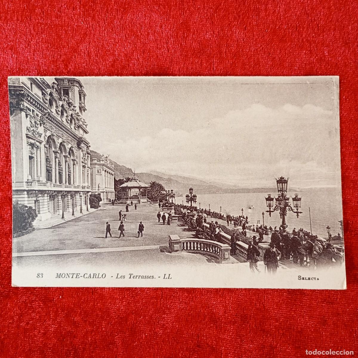 Postales: POSTAL - MONTE-CARLO - LES TERRASSES - LL - 83 - SELECTA - RAR&Iacute;SIMA / 1402