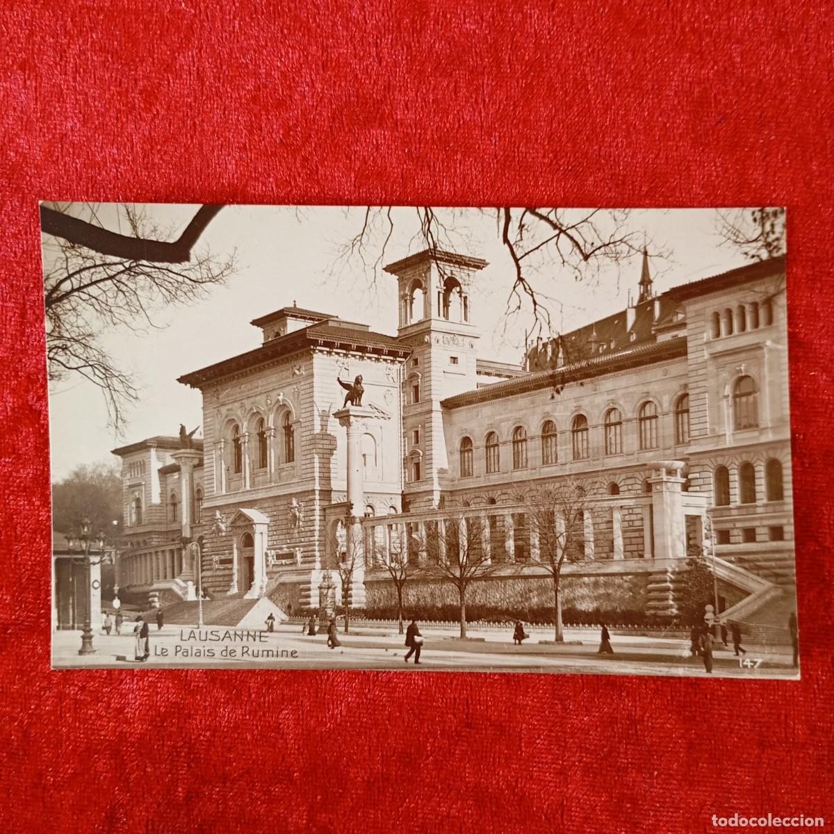 Postales: POSTAL - LAUSANNE - LE PALAIS DE RUMINE - 147 - PERROCHET-MATILE - RAR&Iacute;SIMA / 1403