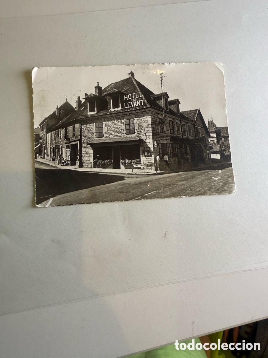 Postales: Mouchard (Jura, Francia) H&ocirc;tel du Levant 1961 Blanco y negro Original de la &eacute;poca