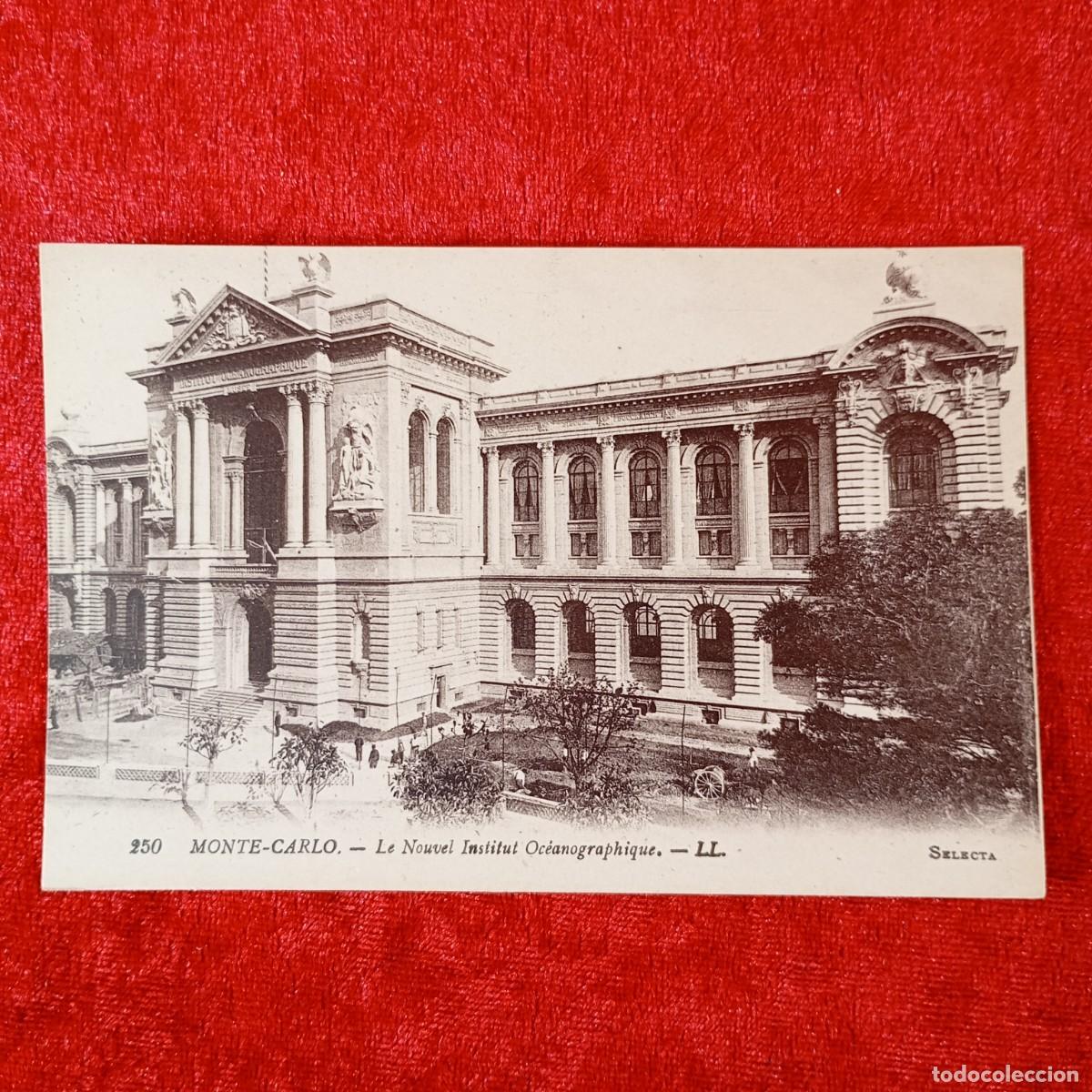 Postales: POSTAL - MONTE-CARLO - LE NOUVEL INSTITUT OC&Eacute;ANOGRAPHIQUE - LL. - 250 - SELECTA - RAR&Iacute;SIMA / 1416