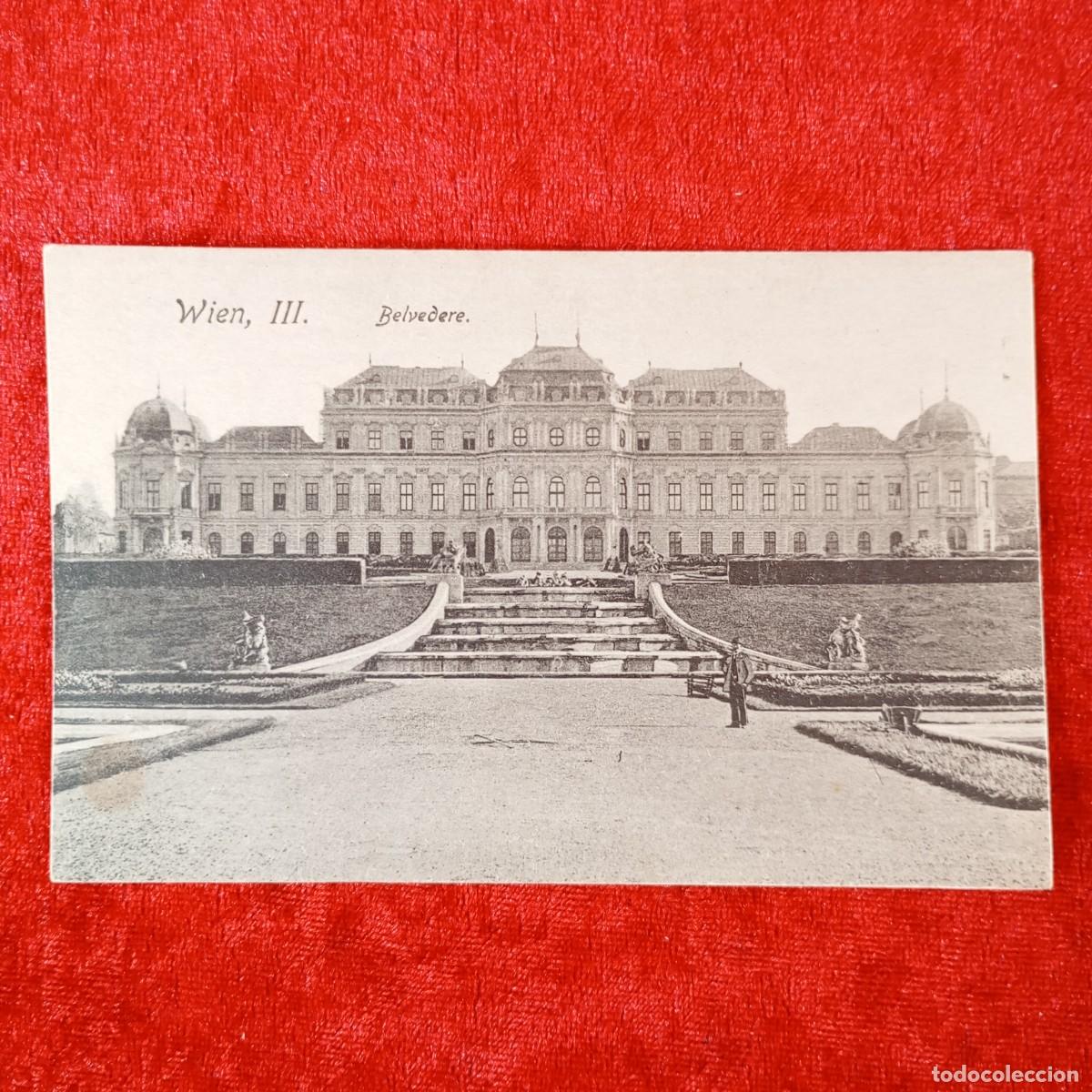 Postales: POSTAL - WIEN, III - BELVEDERE - B.K.W.I. 123 - RAR&Iacute;SIMA / 1426
