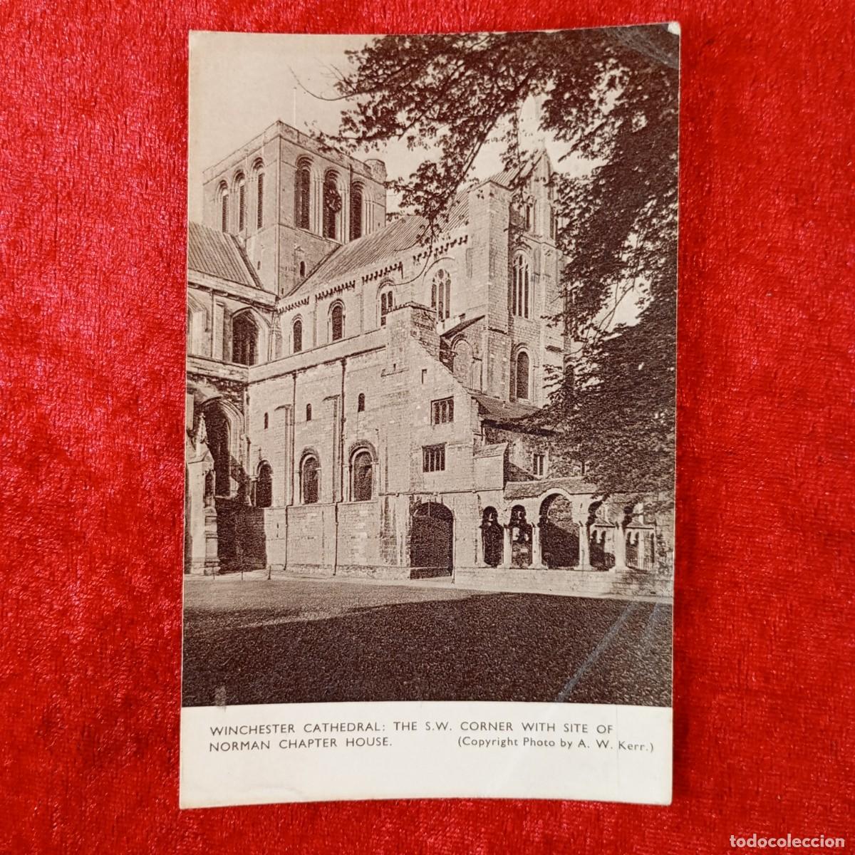 Postales: POSTAL - WINCHESTER CATHEDRAL: THE S.W. CORNER WITH SITE OF NORMAN CHAPTER HOUSE - RAR&Iacute;SIMA / 1462