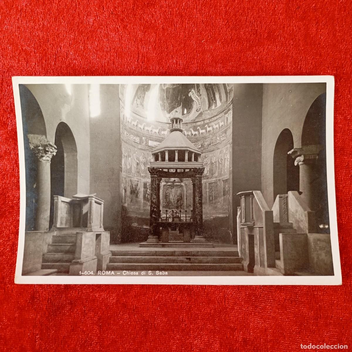 Postales: POSTAL - ROMA - CHIESA DI S. SABA - 1-604 - BRUNNER & C. - RAR&Iacute;SIMA / 1464