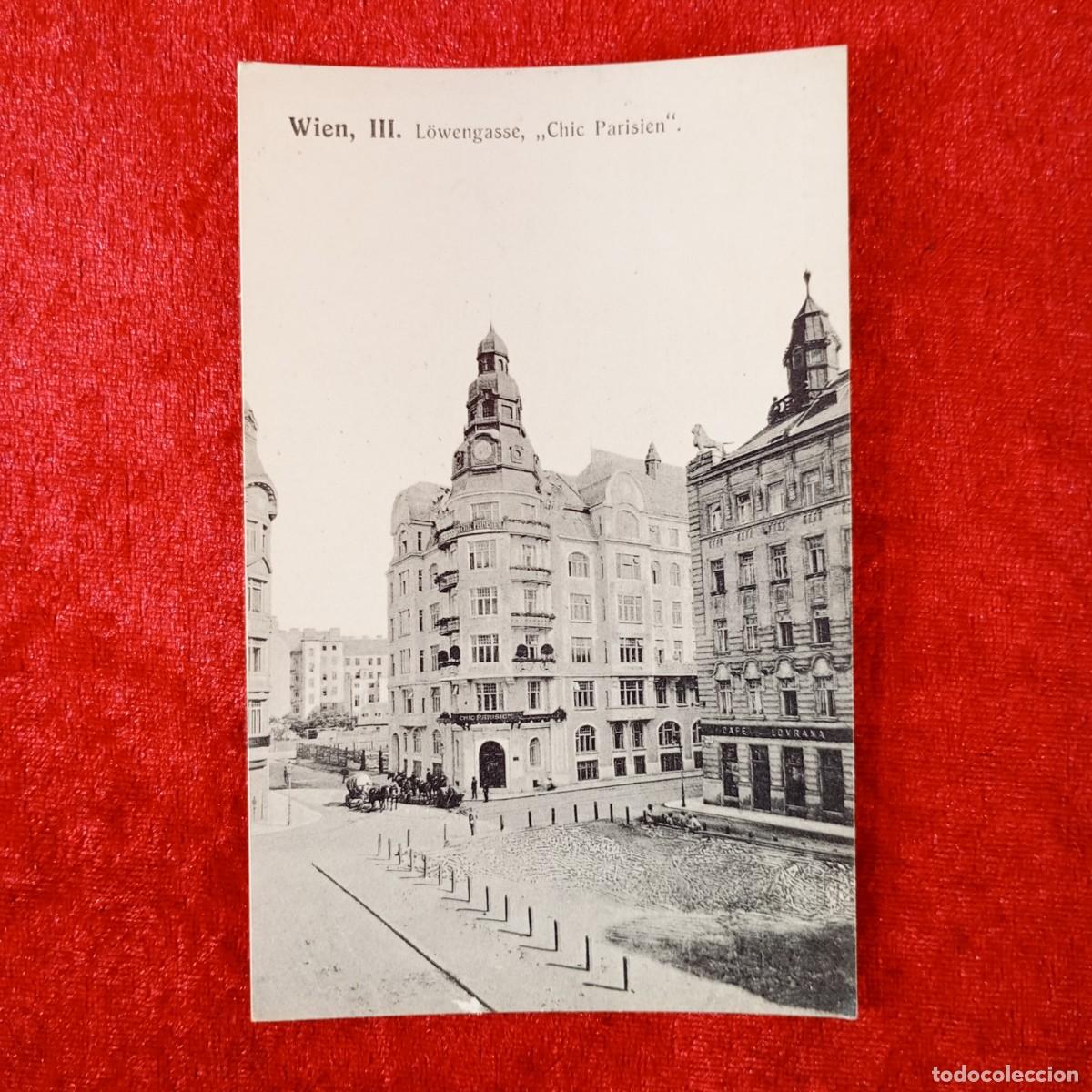 Postales: POSTAL - WIEN, III - L&Ouml;WENGASSE, CHIC PARISIEN - B.K.W.I. 423 - RAR&Iacute;SIMA / 1479