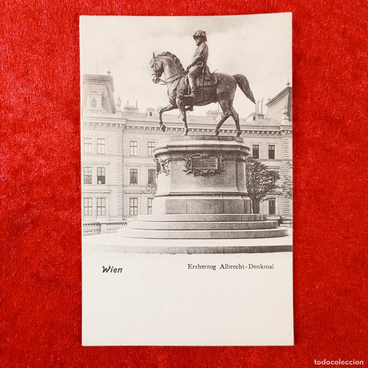 Postales: POSTAL - WIEN - ERZHERZOG ALBRECHT-DENKMAL - B.K.W.I. NO. 2019 - RAR&Iacute;SIMA / 1487