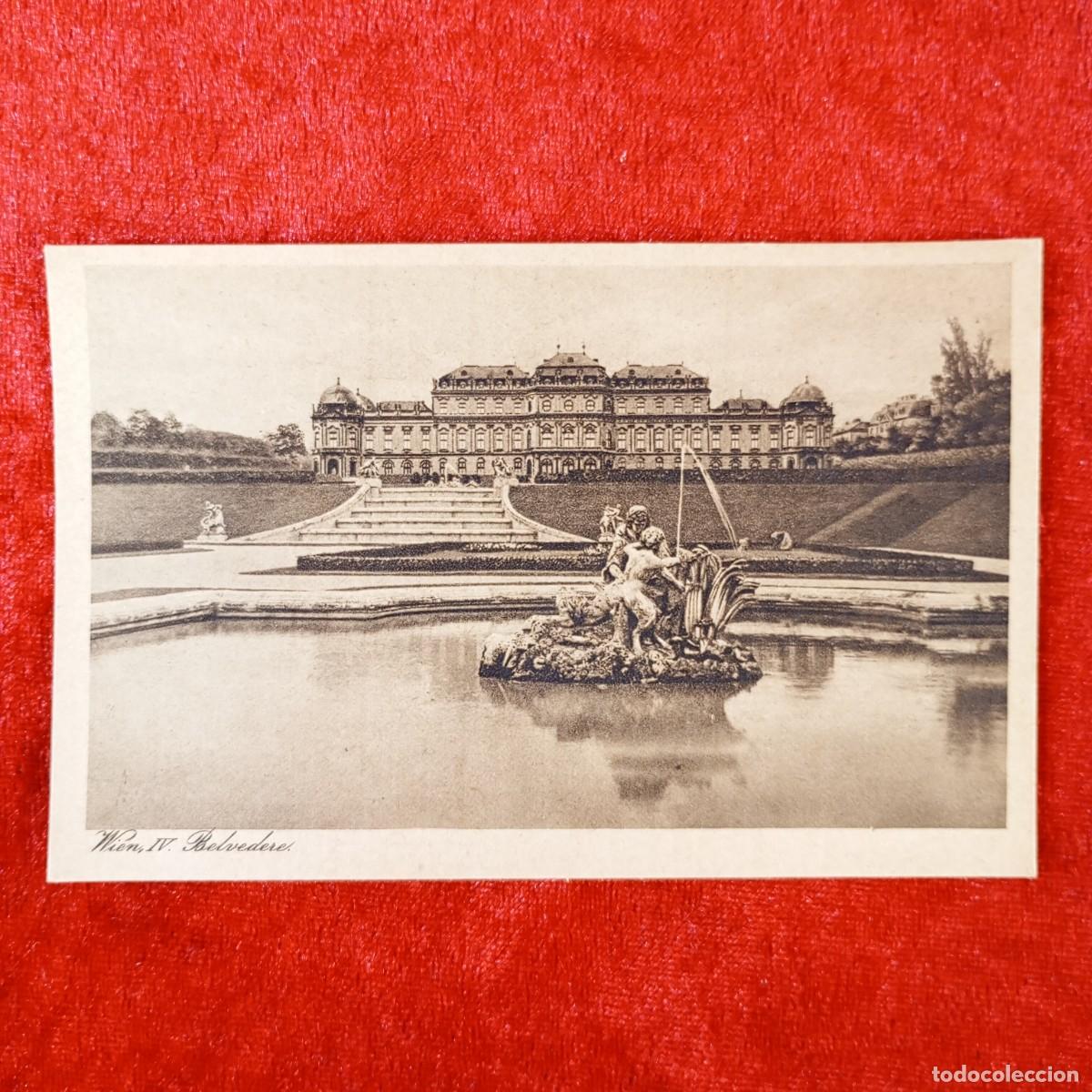 Postales: POSTAL - WIEN, IV - BELVEADERE - NR. 41 - B.K.W. II - RAR&Iacute;SIMA / 1498