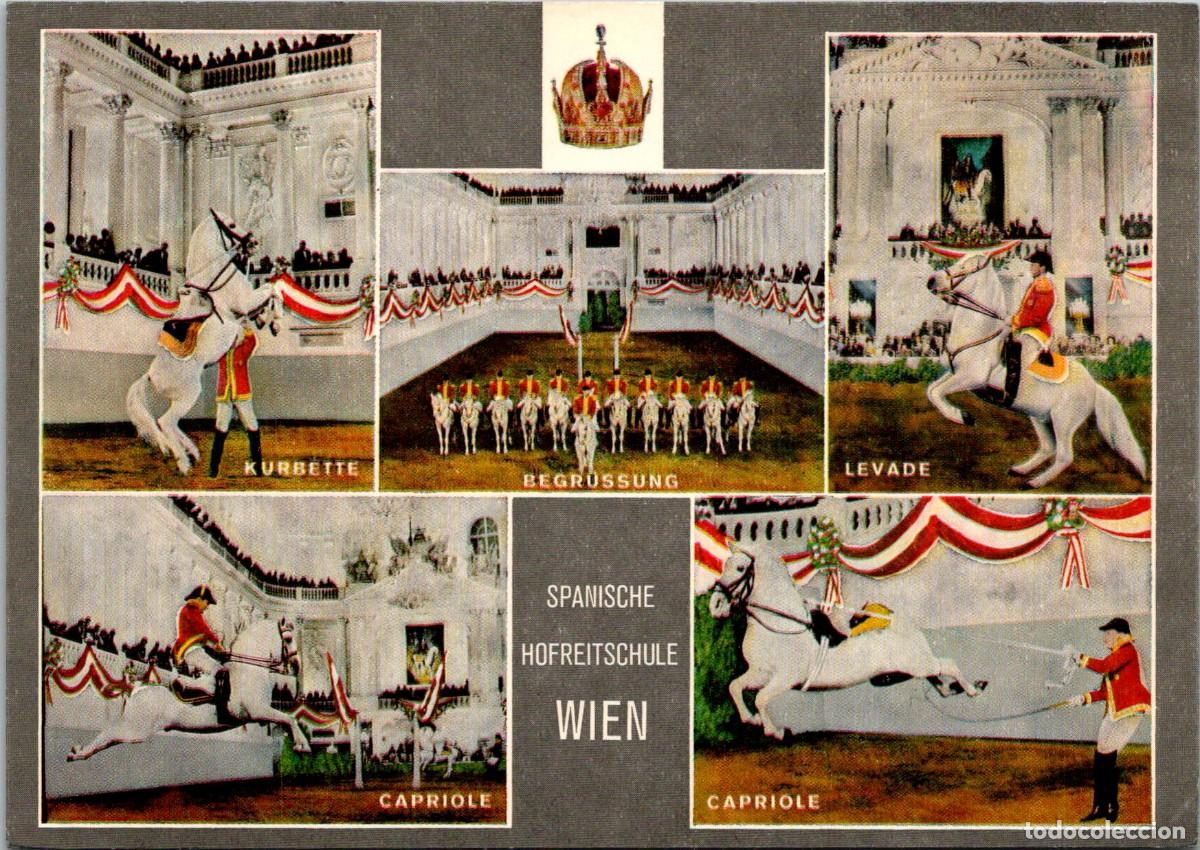 Postales: Austria - Wien - Spanische Hofreitschule - Escuela Espa&ntilde;ola de Equitaci&oacute;n - Postal - 147x104mm