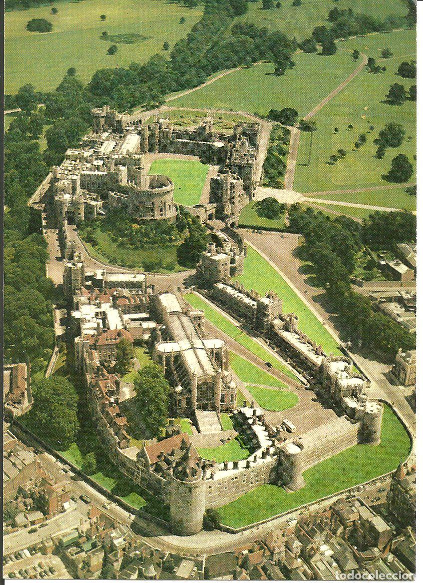 Postales: POSTAL INGLATERRA - VISTA AEREA DEL CASTILLO DE WINDSOR, BERKSHIRE