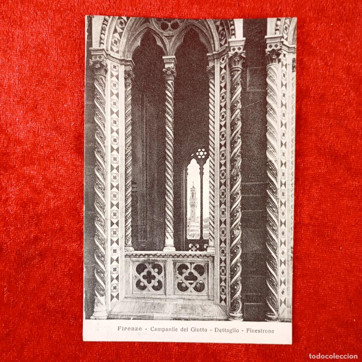 Postales: POSTAL - FIRENZE - CAMPANILE DEL GIOTTO - DETTAGLIO - FINESTRONE - 57696 - RAR&Iacute;SIMA / 1502