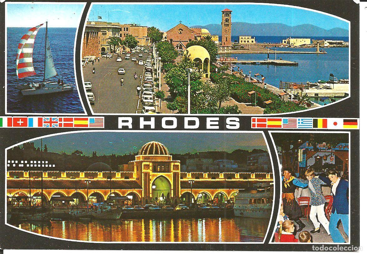 Postales: POSTAL GRECIA - RHODES - VARIAS VISTAS