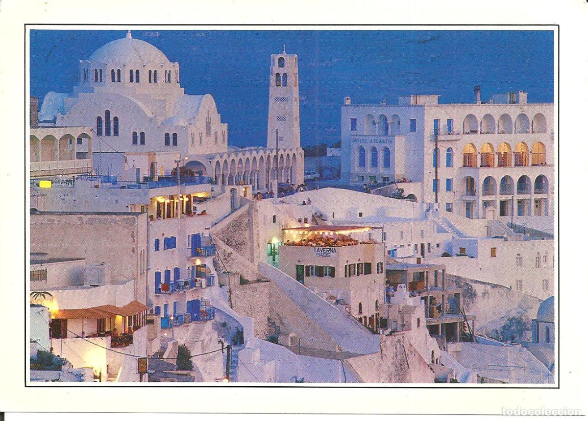 Postales: POSTAL GRECIA - RHODES - VISTA PARCIAL NOCTURNA