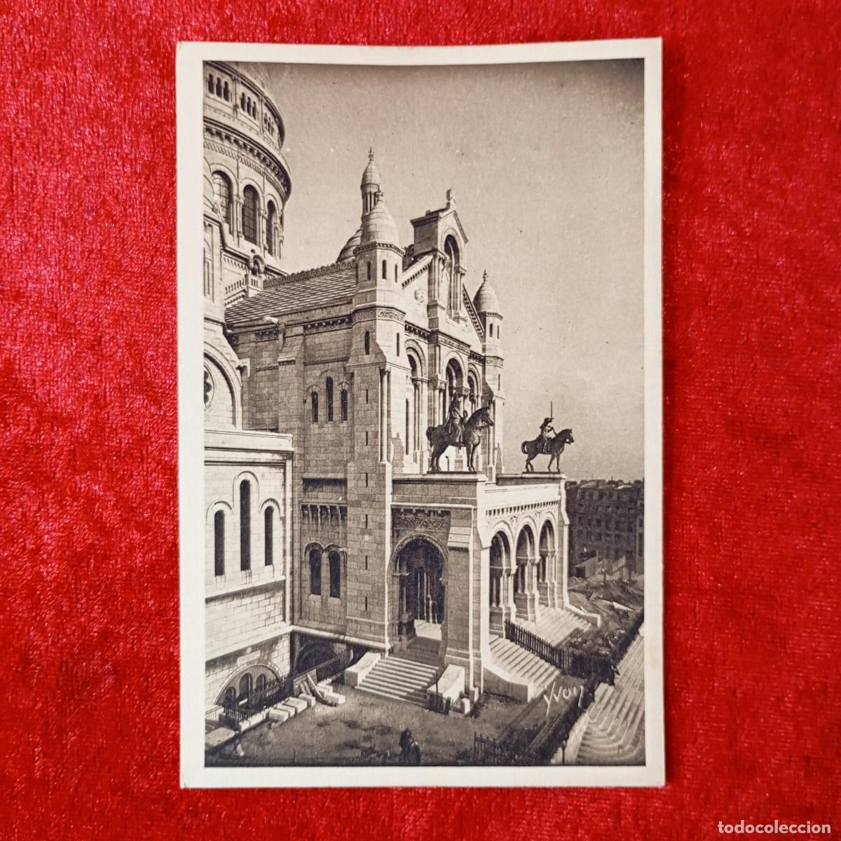 Postales: POSTAL - PARIS.. EN FLANANT - ENTR&Eacute;E PRINCIPALE DE LA BASILIQUE DU SACR&Eacute;-COEUR -209- RAR&Iacute;SIMA / 1519