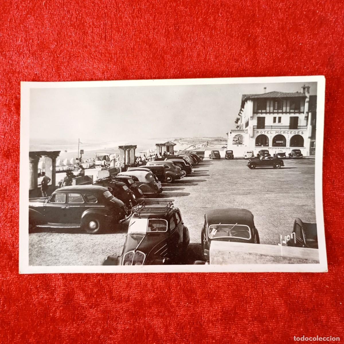 Postales: POSTAL - HOSSEGOR (LANDES) - PLACE DES LANDAIS ET LA MER SAUVAGE - 1807N - RAR&Iacute;SIMA / 1538