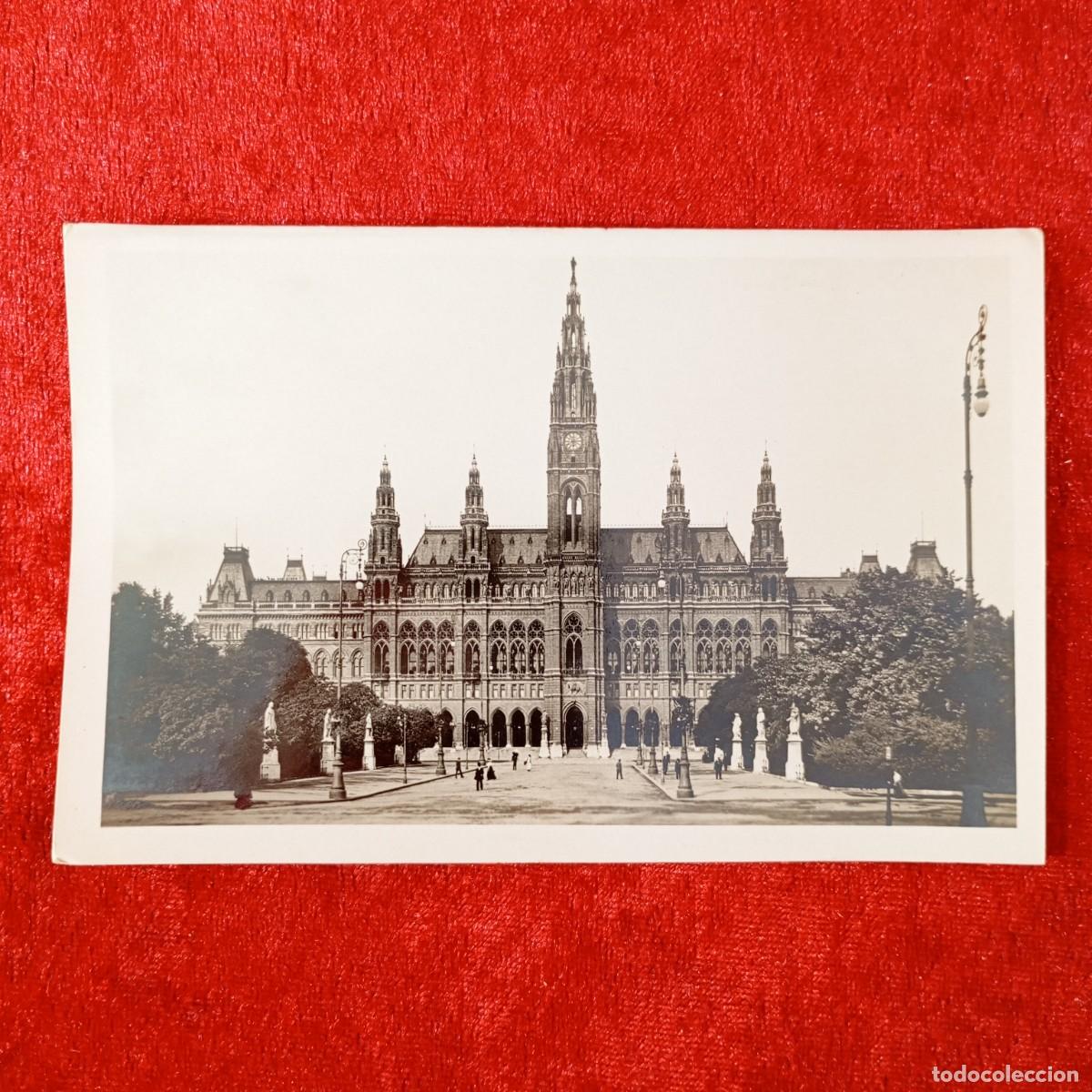 Postales: POSTAL - WIEN I - RATHAUS - 20012 - ECHTE PHOTOGRAPHIE-KARLE - RAR&Iacute;SIMA / 1544