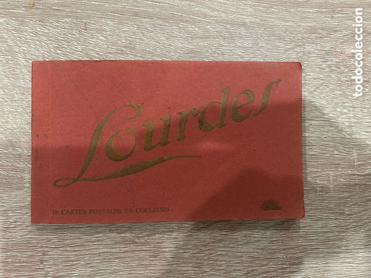 Postales: Lourdes - Carnet / Librito de 18 Cartes Postales en Couleurs (C. 1930) - Impecables sin circular