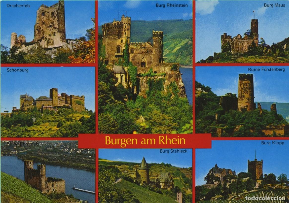 Postales: N&ordm; RH-643-Castillos en el Rin. Alemania. Sin circular. ED. RAHMEL-VERLAG GmbH