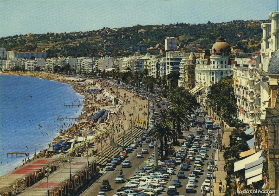 Postales: NIZA. Francia. Costa Azul. El Paseo de los Ingleses. Sin circular. ED. LES EDITIONS MAR