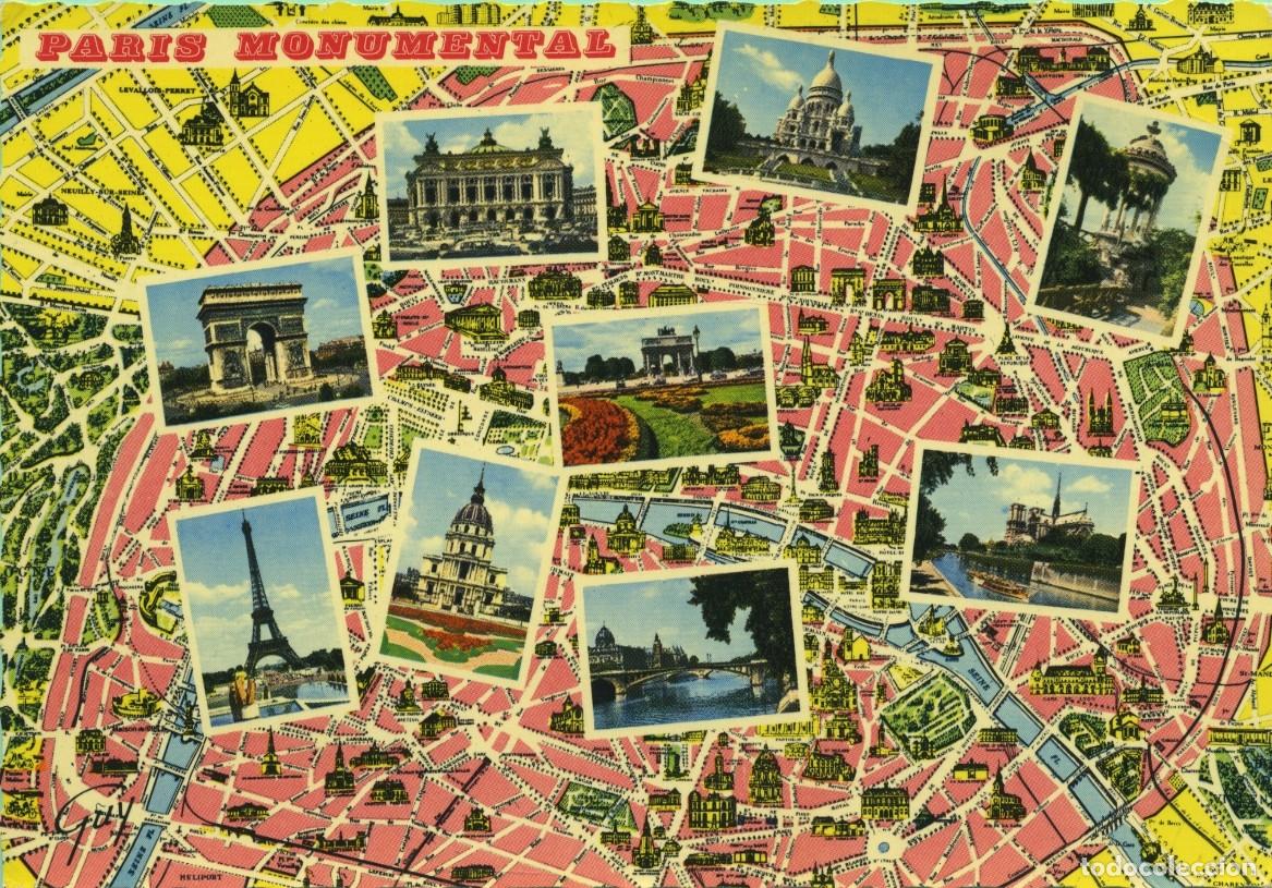 Postales: N&ordm; 5242-PAR&Iacute;S. Francia. Par&iacute;s Monumental. Sin circular. ED. D'ART GUY