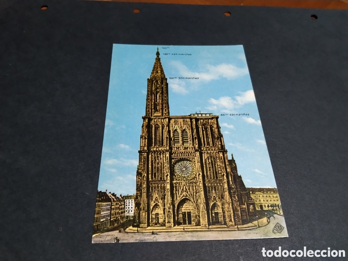 Postales: Postal Estrasburgo catedral