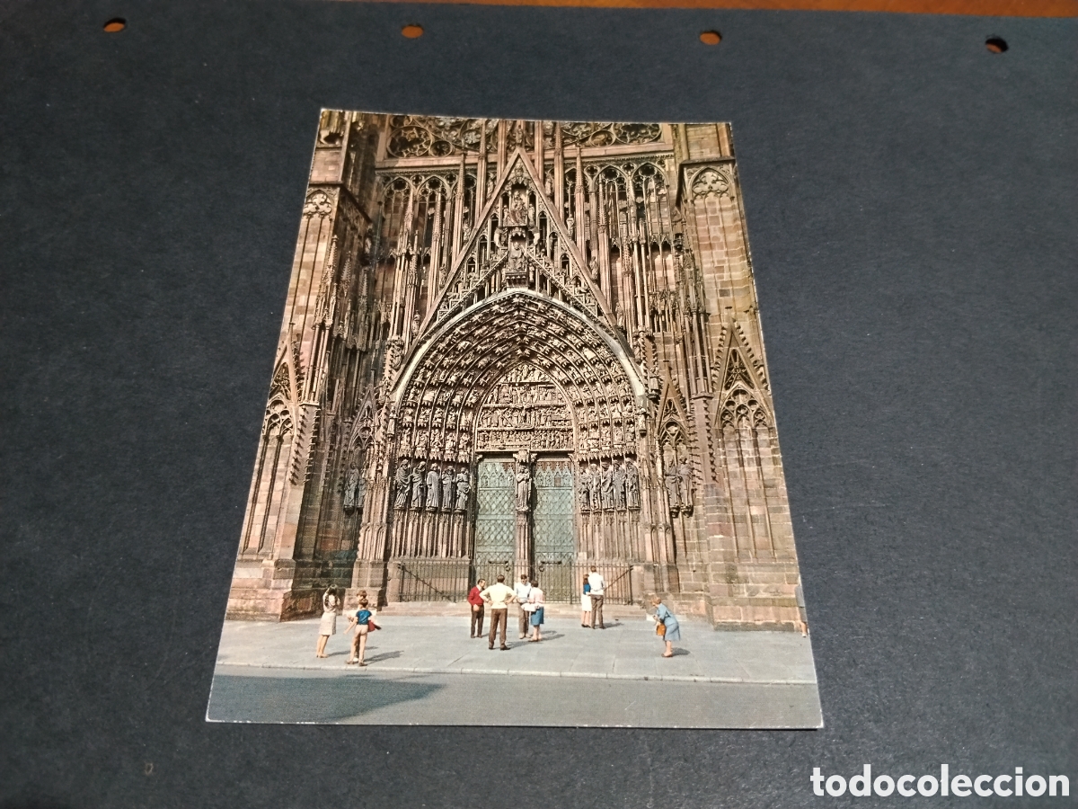 Postales: Postal Estrasburgo catedral