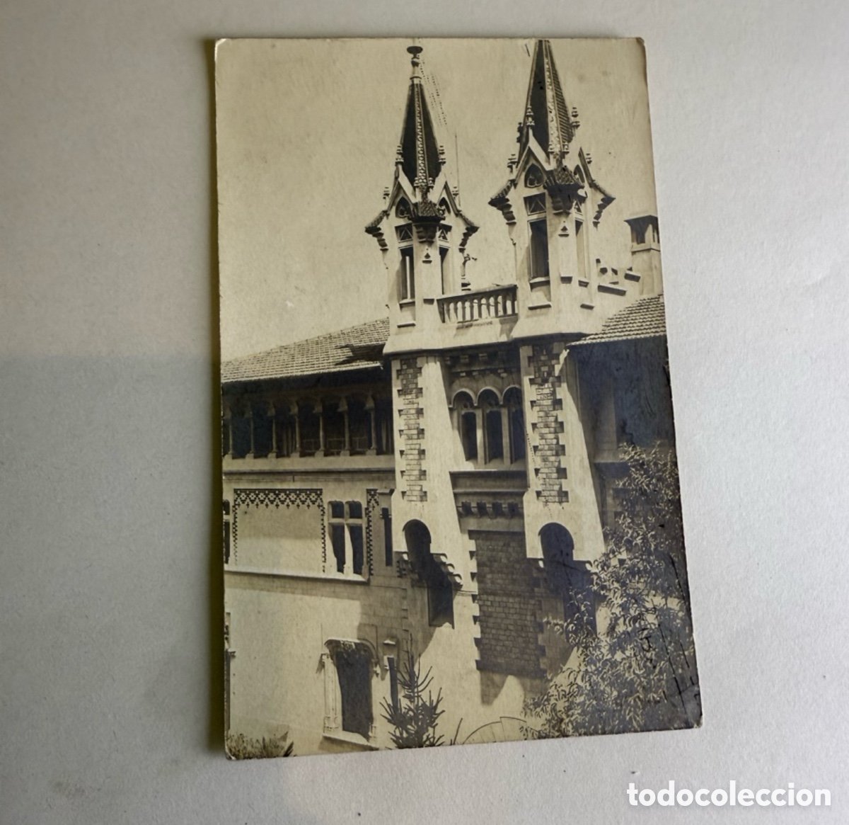 Postales: Postal 1946 Blanco y negro Edificio modernista circulada Original de la &eacute;poca