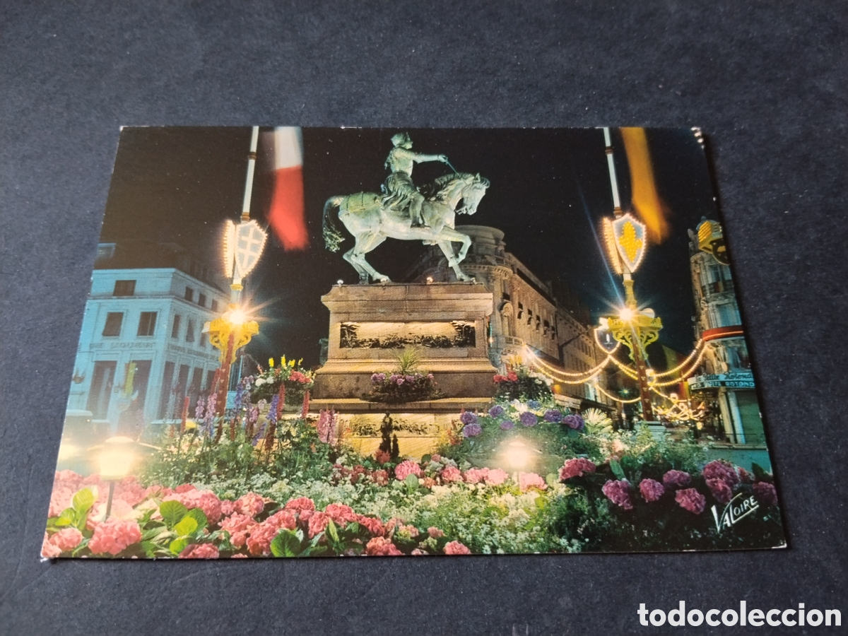 Postales: Postal Orleans estatua Juana de Arco