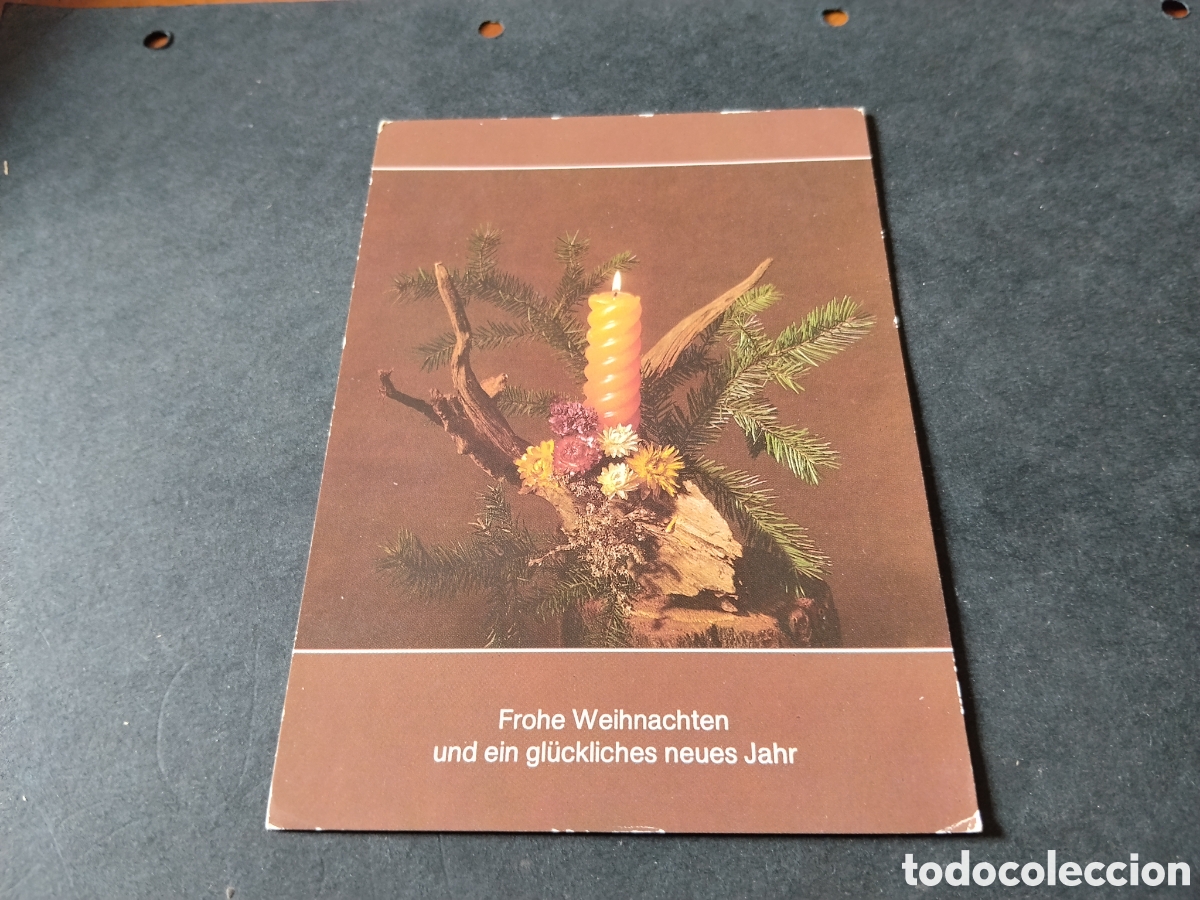 Postales: Postal navidad DDR republica democr&aacute;tica alemania
