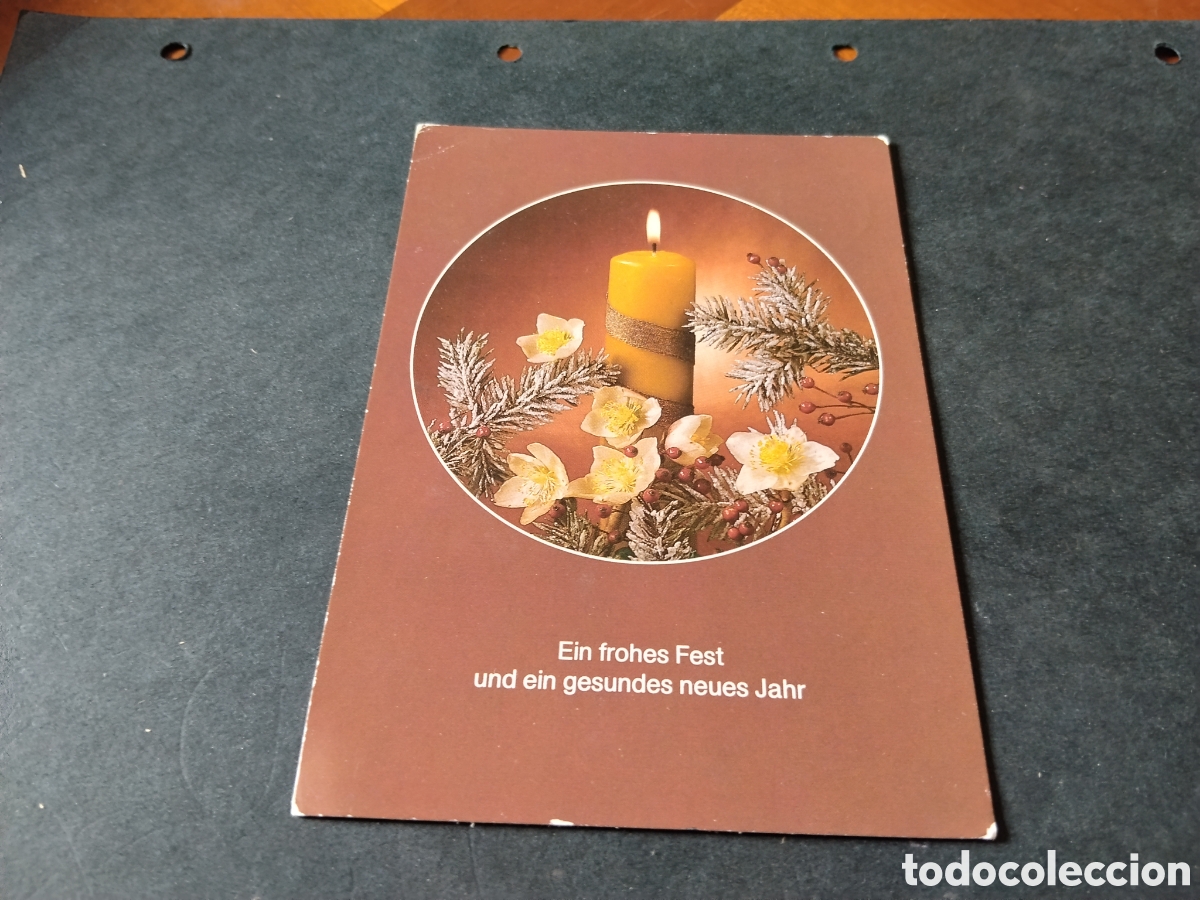 Postales: P&oacute;stal navidad republica democr&aacute;tica alemania