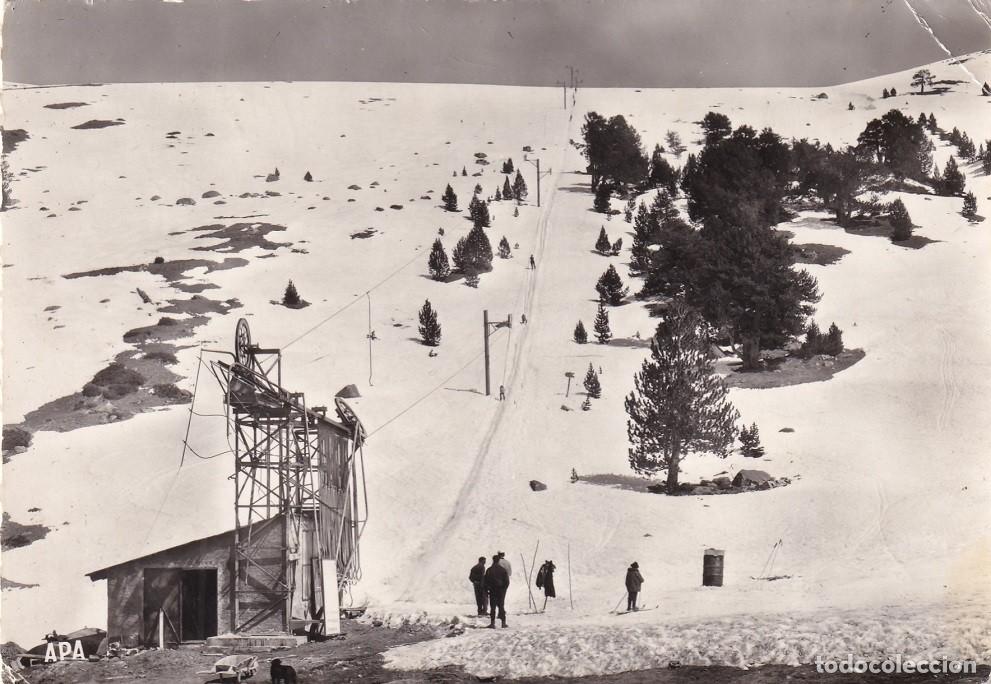 Postcards: 8N Valls d'Andorra - Envalira / D&eacute;part du T&eacute;l&eacute; Ski &agrave; la Station d'Envalira / St&eacute; des Cartes Postales