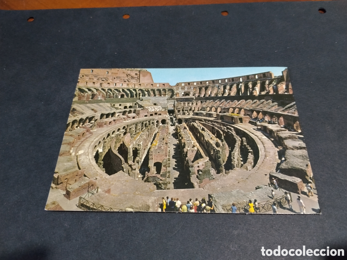 Postales: Postal Roma interior Coliseum